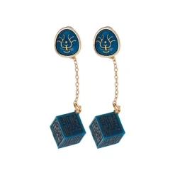 Maison Ghibli Pierced Earrings Accessory Series Volucite Crystal & Keystone - Castl Discount