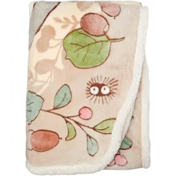 Maison Ghibli Plaid Totoro Leaves And Nuts 70X100 Cm - My Neighbor Totoro Discount