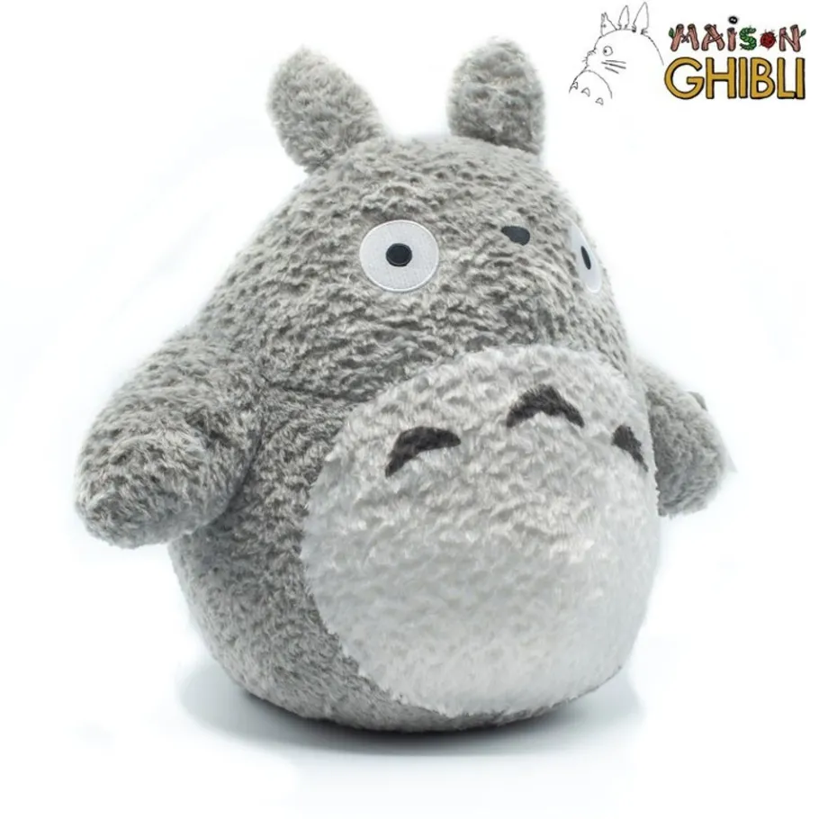 Maison Ghibli Plush Totoro Grey Fluffy Big - My Neighbor Totoro New