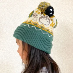 Maison Ghibli Pom Pom Beanie Totoro & Soot Sprites - My Neighbor Totoro Sale