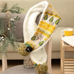 Maison Ghibli Pom Pom Scarf Totoro & Soot Sprites - My Neighbor Totoro New