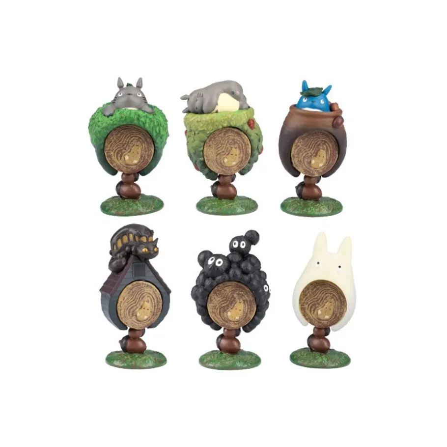 Maison Ghibli Pose Collection Totoro Assortment Of 6 Rings - My Neighbor Totoro New