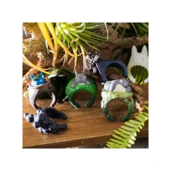 Maison Ghibli Pose Collection Totoro Assortment Of 6 Rings - My Neighbor Totoro New
