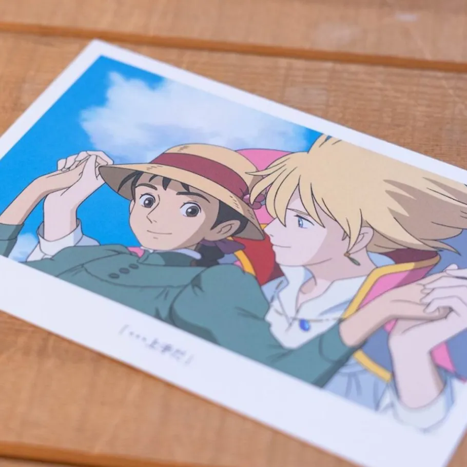 Maison Ghibli Postcard Howl & Sophie - Howl'S Moving Castle Sale