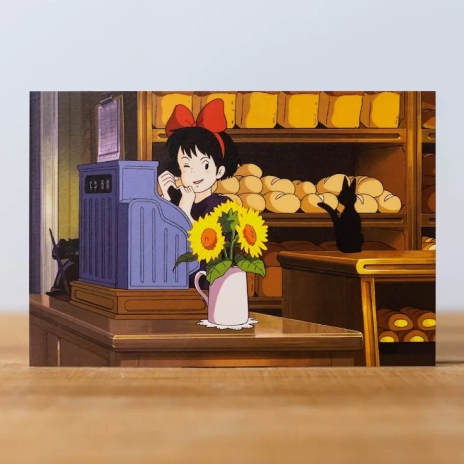 Maison Ghibli Postcard Kiki Sunflower - Kiki'S Delivery Service Hot