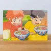Maison Ghibli Postcard Ponyo & Sosuke Ramen - Ponyo On The Cliff Sale