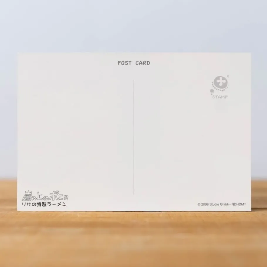 Maison Ghibli Postcard Ponyo & Sosuke Ramen - Ponyo On The Cliff Sale