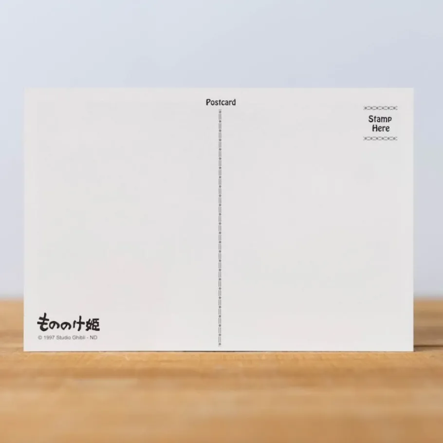 Maison Ghibli Postcard San & Ashitaka - Princess Mononoke Discount