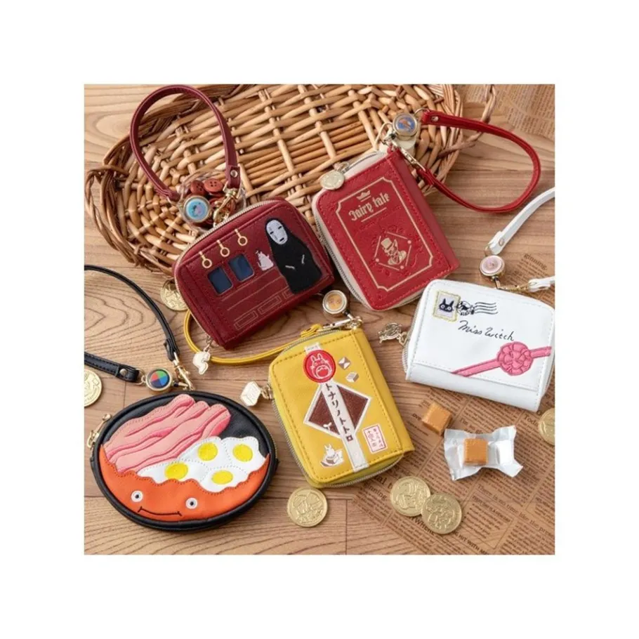 Maison Ghibli Purse Calcifer & Bacon And Egg - Howl'S Moving Castle New