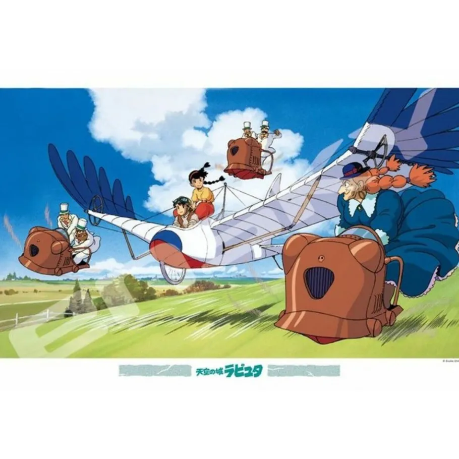 Maison Ghibli Puzzle 1000P Fly Test - Castle In The Sky Outlet