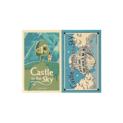 Maison Ghibli Retro Stickers Robot & Castle Laputa - Castle In The Sky Discount