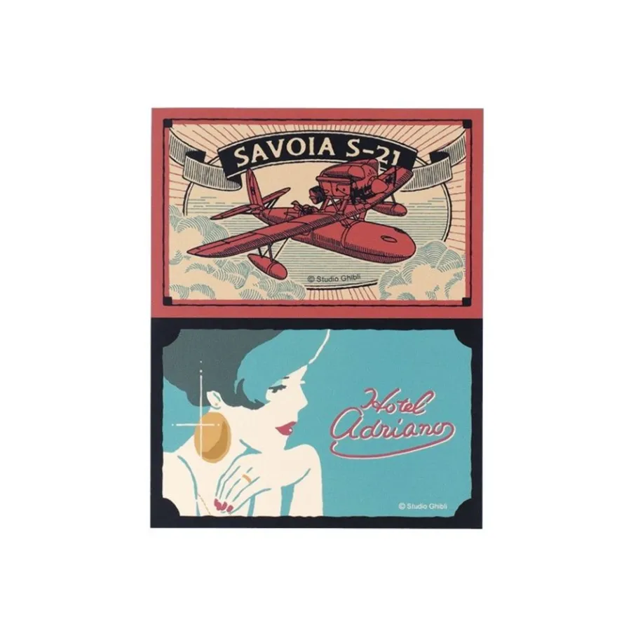 Maison Ghibli Retro Stickers Savoia & Gina - Porco Rosso New