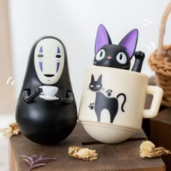Maison Ghibli Round Bottomed Figurine Kiki With Her Mug - Kiki'S Delivery Service New