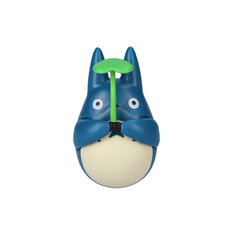 Maison Ghibli Round Bottomed Figurine Middle Totoro With Leaf - My Neighbor Totoro Online