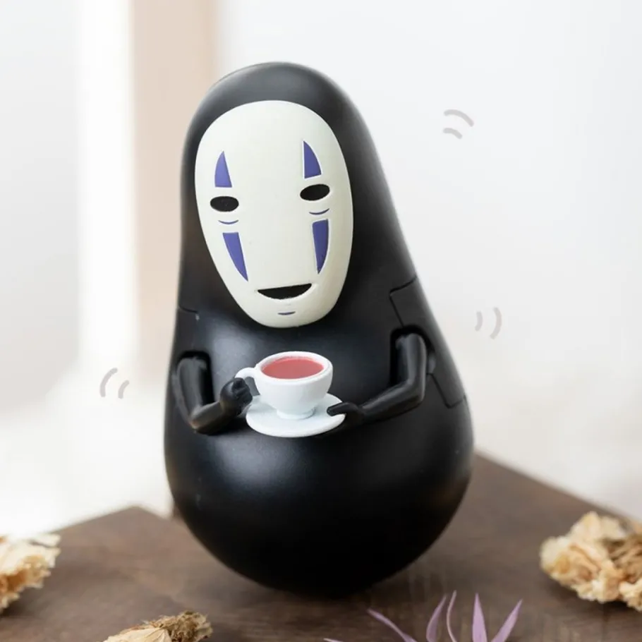 Maison Ghibli Round Bottomed Figurine No Face'S Coffe Time - Spirited Away Best