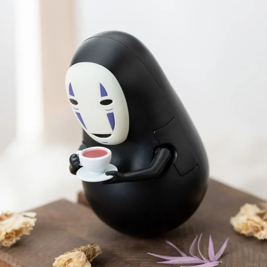 Maison Ghibli Round Bottomed Figurine No Face'S Coffe Time - Spirited Away Best