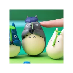 Maison Ghibli Round Bottomed Figurine Small Totoro With Leaf - My Neighbor Totoro New