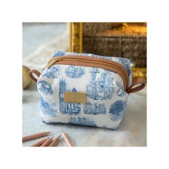 Maison Ghibli Round Toilet Bag Blue Nostalgia - Whisper Of The Heart Discount