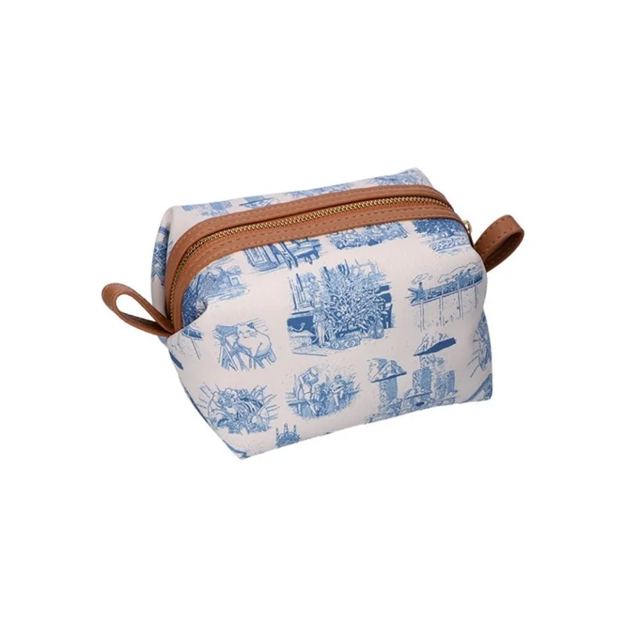 Maison Ghibli Round Toilet Bag Blue Nostalgia - Whisper Of The Heart Discount