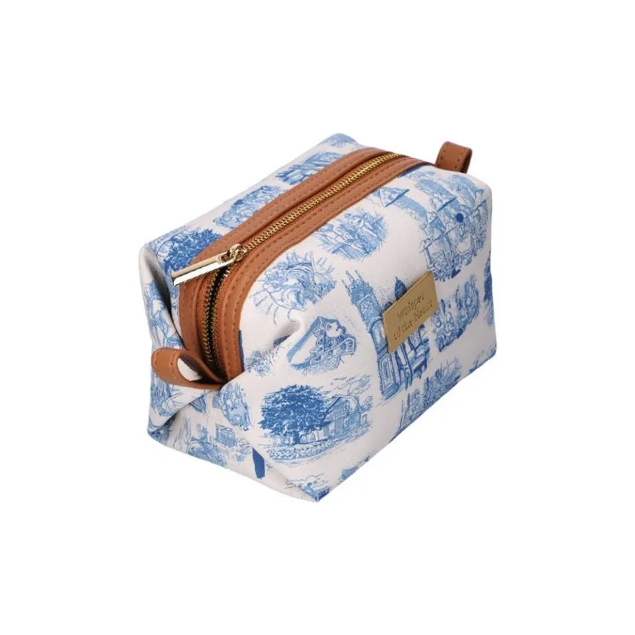 Maison Ghibli Round Toilet Bag Blue Nostalgia - Whisper Of The Heart Discount