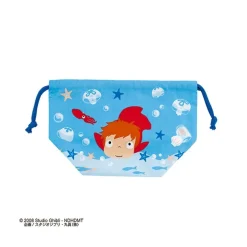 Maison Ghibli Satchel With Lanyard Ponyo In The Ocean 17X26 - Ponyo On The Cliff Clearance