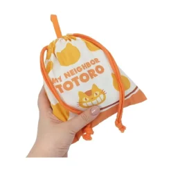Maison Ghibli Satchel With Lanyard Silhouette Catbus 20 X 19 Cm - My Neighbor Toto Online