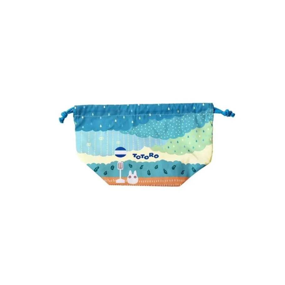 Maison Ghibli Satchel With Ring Totoro Under The Rain 17 X 26 Cm - My Neighbor Toto Best