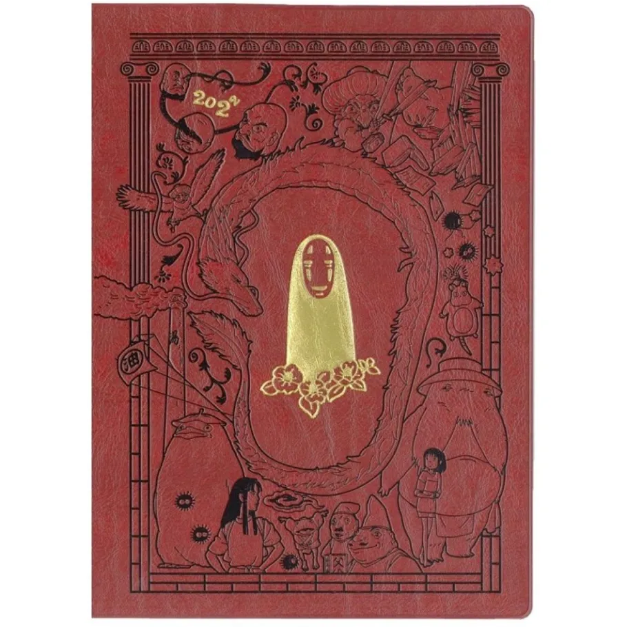 Maison Ghibli 2022 Schedule Diary Faux Leather No Face - Spirited Away