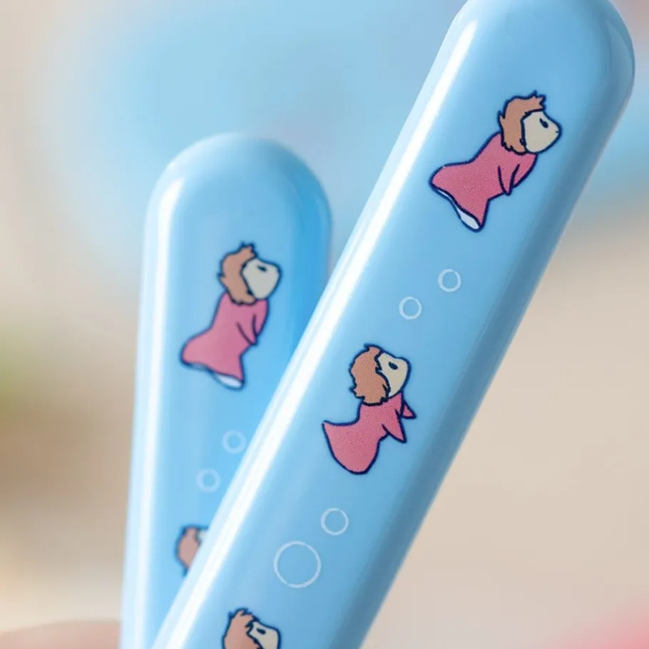 Maison Ghibli Set Chopsticks Spoon Fork Ponyo In The Ocean - Ponyo On The Cliff New