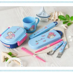 Maison Ghibli Set Chopsticks Spoon Fork Ponyo In The Ocean - Ponyo On The Cliff New