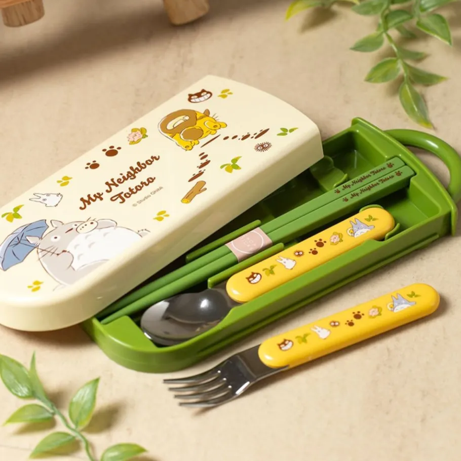 Maison Ghibli Set Chopsticks Spoon Fork Totoro & Catbus - My Neighbor Totoro Outlet
