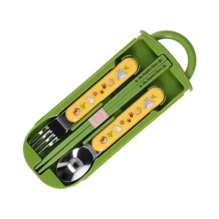 Maison Ghibli Set Chopsticks Spoon Fork Totoro & Catbus - My Neighbor Totoro Outlet