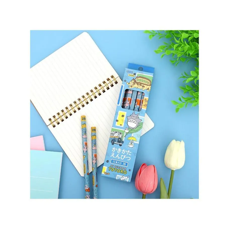 Maison Ghibli Set Of 12 2B Pencils Vehicles - My Neighbor Totoro Online