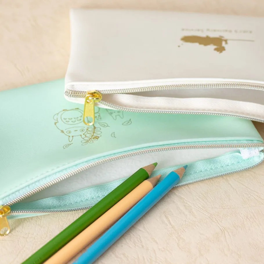 Maison Ghibli Silver Pencase Flying Kiki - Kiki'S Delivery Service Online