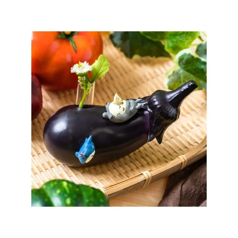 Maison Ghibli Single Vase Vegetal Aubergine - My Neighbor Totoro Hot