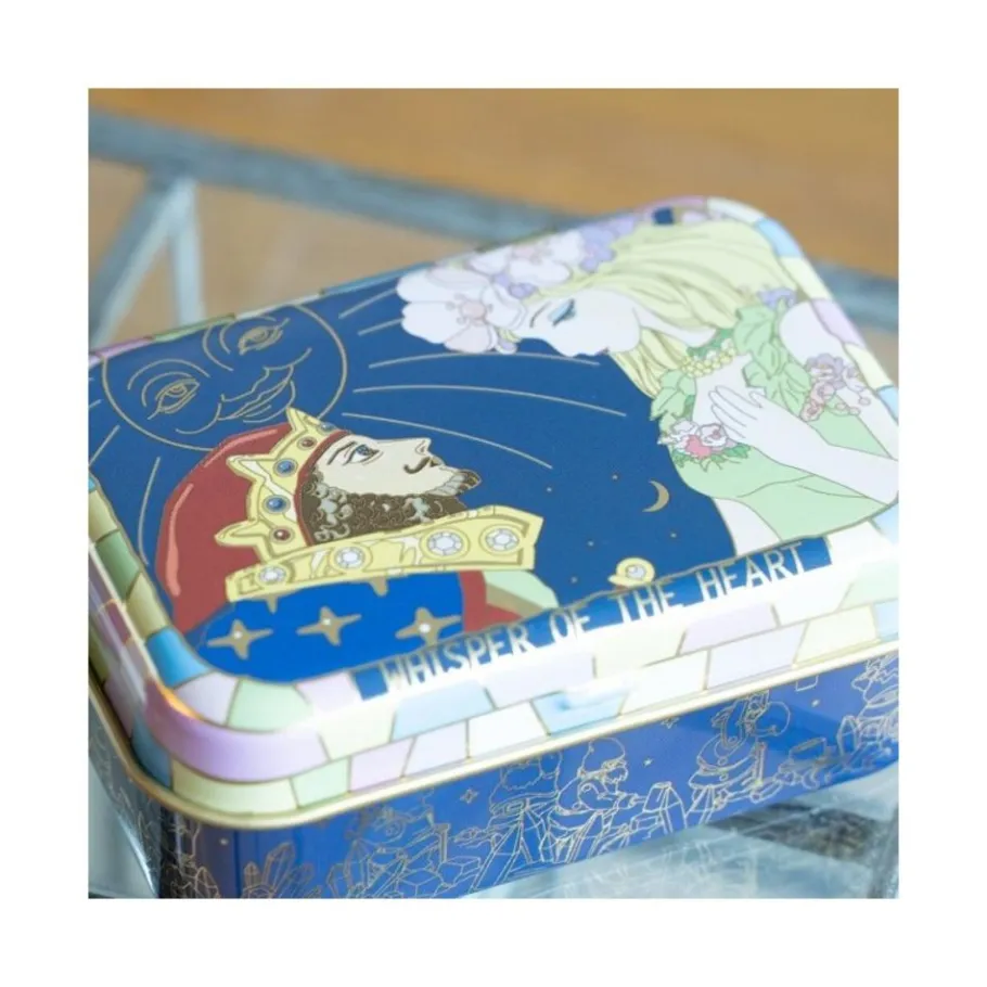 Maison Ghibli Small Metal Box King Of Dwarf & Princess - Whisper Of The Heart