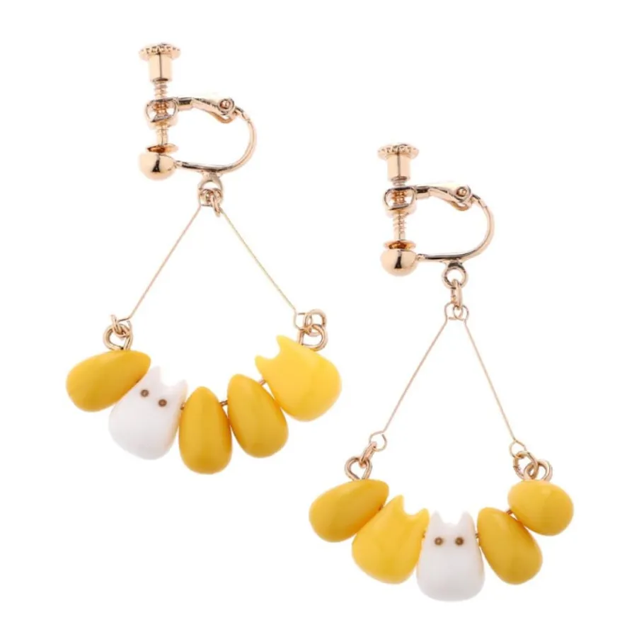 Maison Ghibli Small Totoro & Corn Clipped Earrings - My Neighbor Totoro Sale