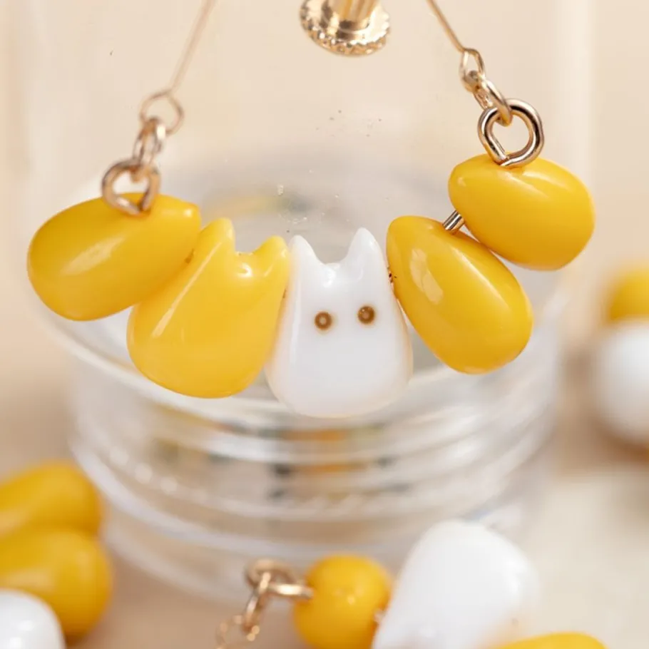 Maison Ghibli Small Totoro & Corn Clipped Earrings - My Neighbor Totoro Sale