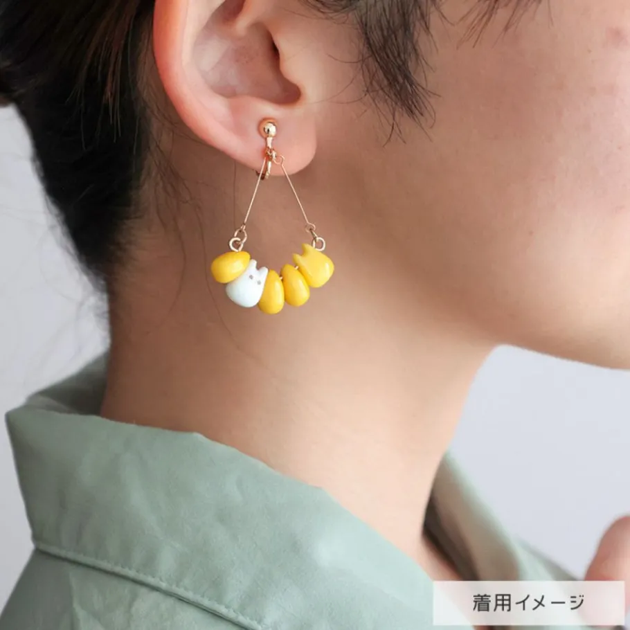 Maison Ghibli Small Totoro & Corn Clipped Earrings - My Neighbor Totoro Sale
