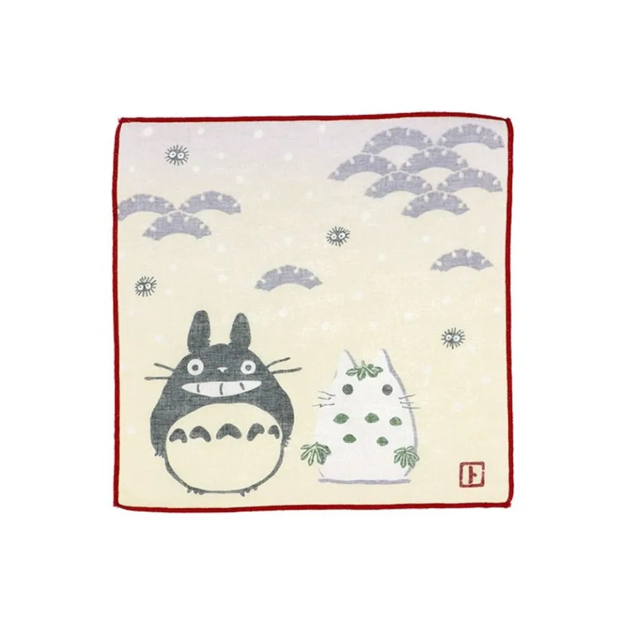 Maison Ghibli Snowman Handkerchief - My Neighbor Totoro Sale