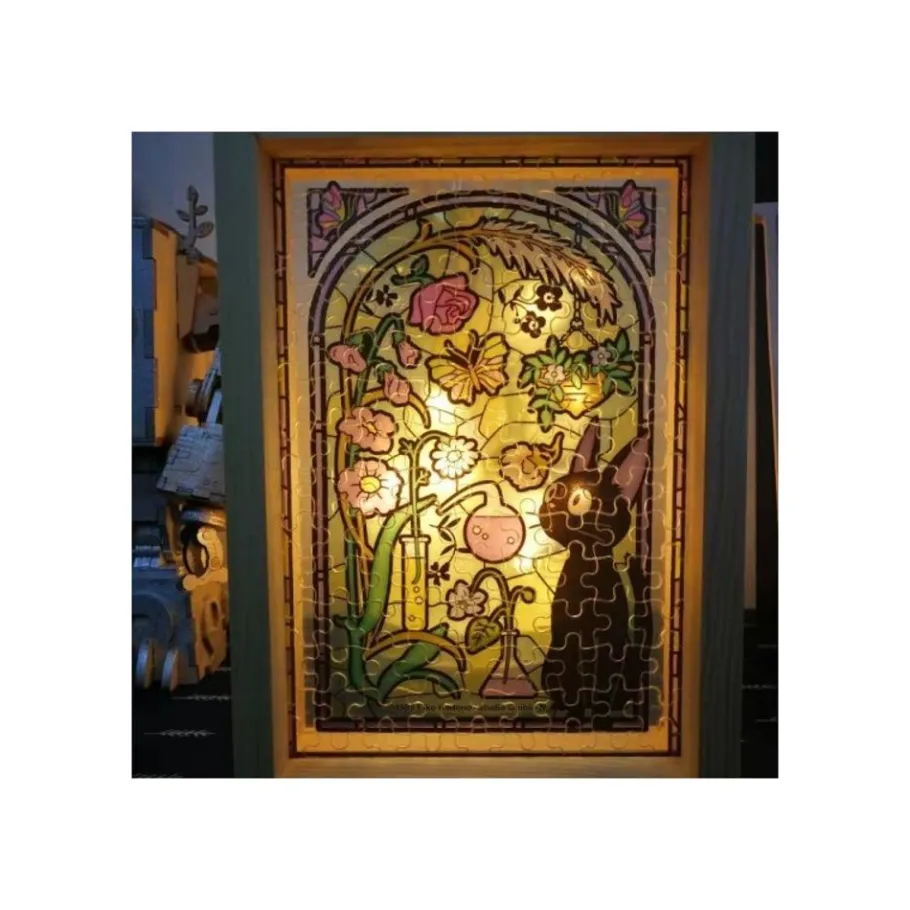 Maison Ghibli Stained Glass Puzzle 208P Characters Gallery - Porco Rosso Sale