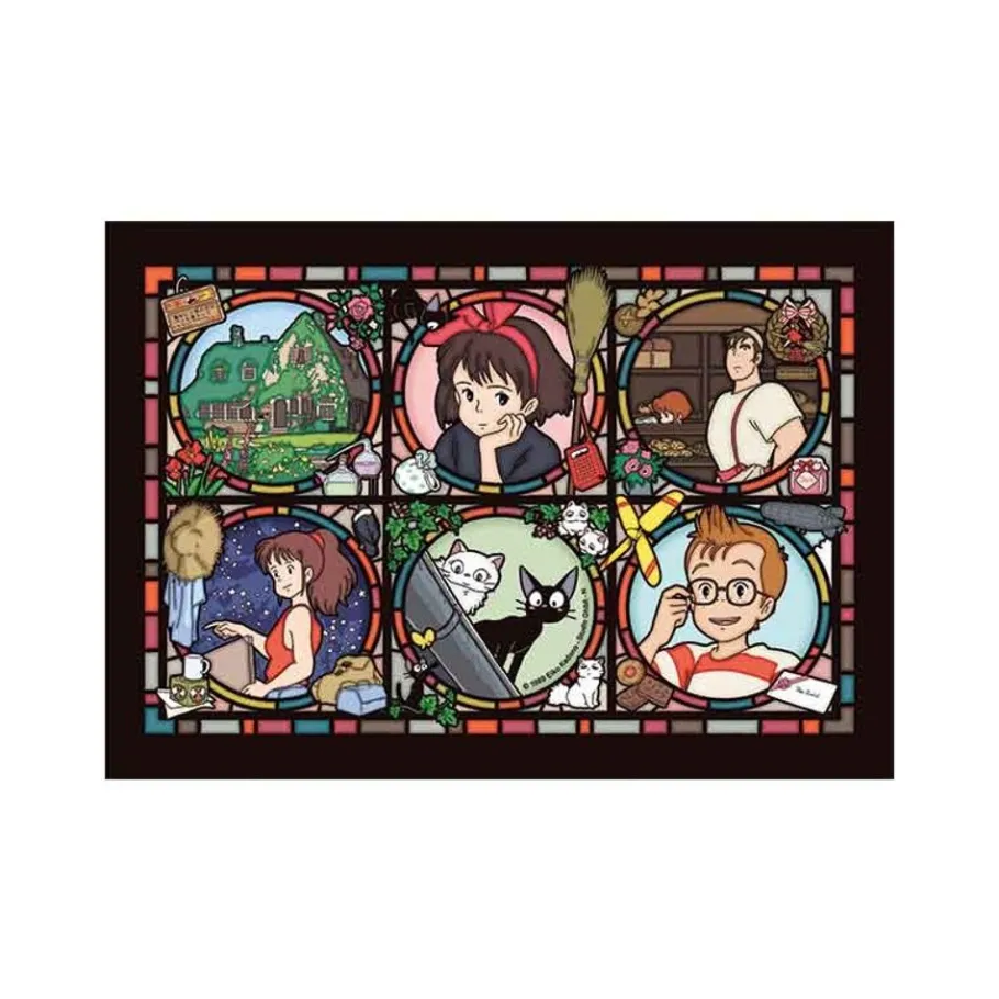 Maison Ghibli Stained Glass Puzzle 208P Characters Gallery - Kiki'S Delivery Servic Discount