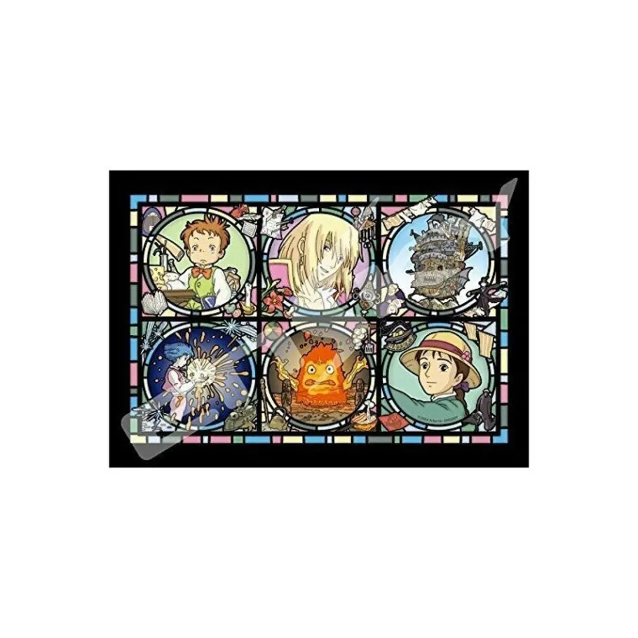 Maison Ghibli Stained Glass Puzzle 208P Characters Gallery - Howl'S Moving Castle Sale