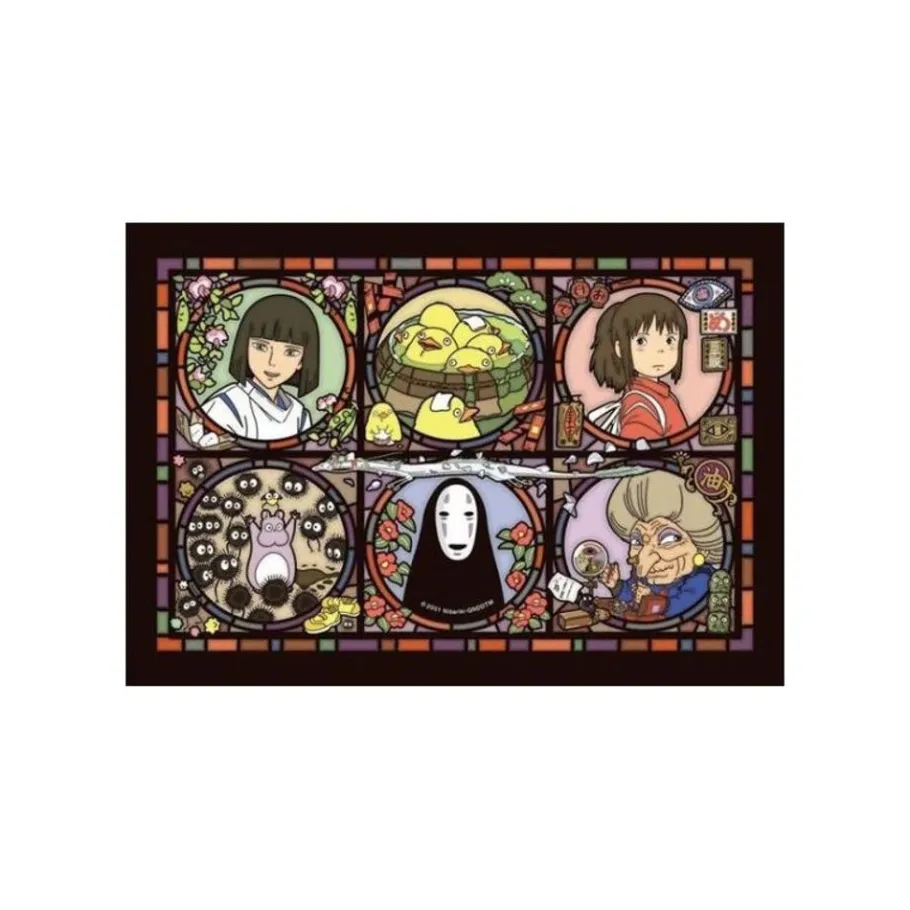 Maison Ghibli Stained Glass Puzzle 208P No Face - Spirited Away Clearance