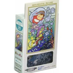 Maison Ghibli Stained Glass Puzzle 126P Ponyo Under The Sea - Ponyo On The Cliff New