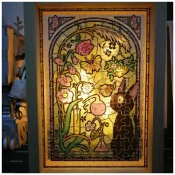 Maison Ghibli Stained Glass Puzzle 126P Robot Gardener - Castle In The Sky Clearance