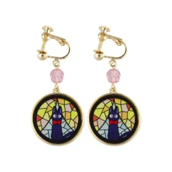 Maison Ghibli Stained Glass Series - Earrings Kiki- Kiki'S Delivery Best