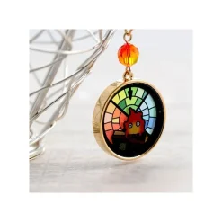 Maison Ghibli Stained Glass Series - Earrings Calcifer- Howl'S Moving Castle Sale