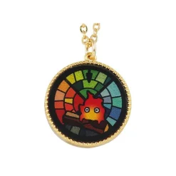 Maison Ghibli Stained Glass Series - Pendant Calcifer-Howl'S Moving Castle Online