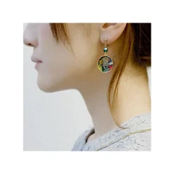 Maison Ghibli Stained Glass Series - Pierced Earrings - Whisper Of The Heart Outlet